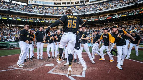 Suwinski's walkoff, two-run home run more than mitigates Castro's errors taken at PNC Park (Pirates)